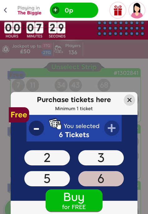 free bingo tickets