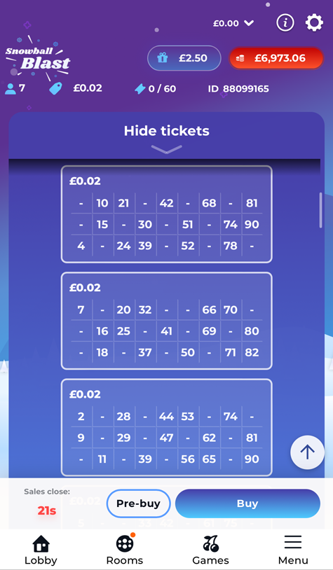 bingo blast tickets