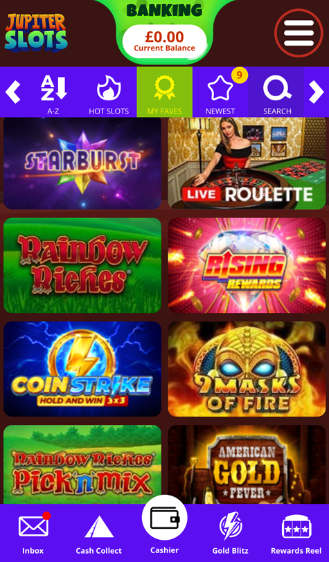 slot game lobby picture